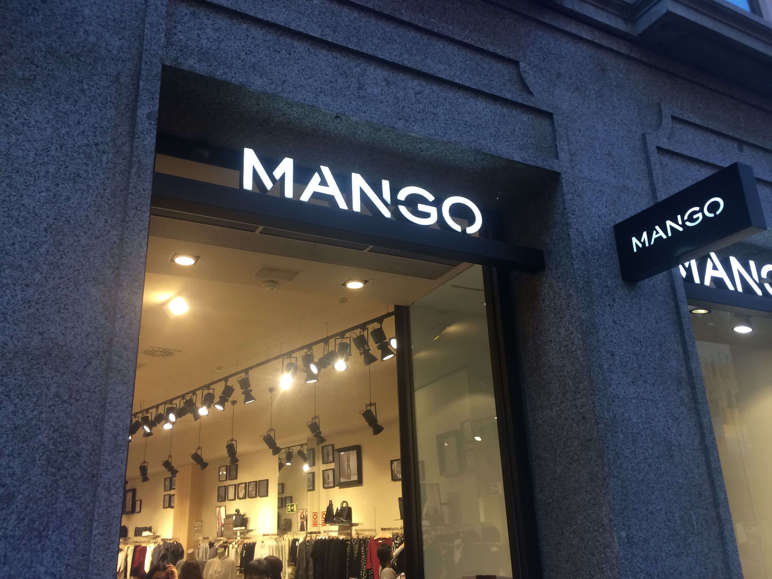 Mango serigrafia logo