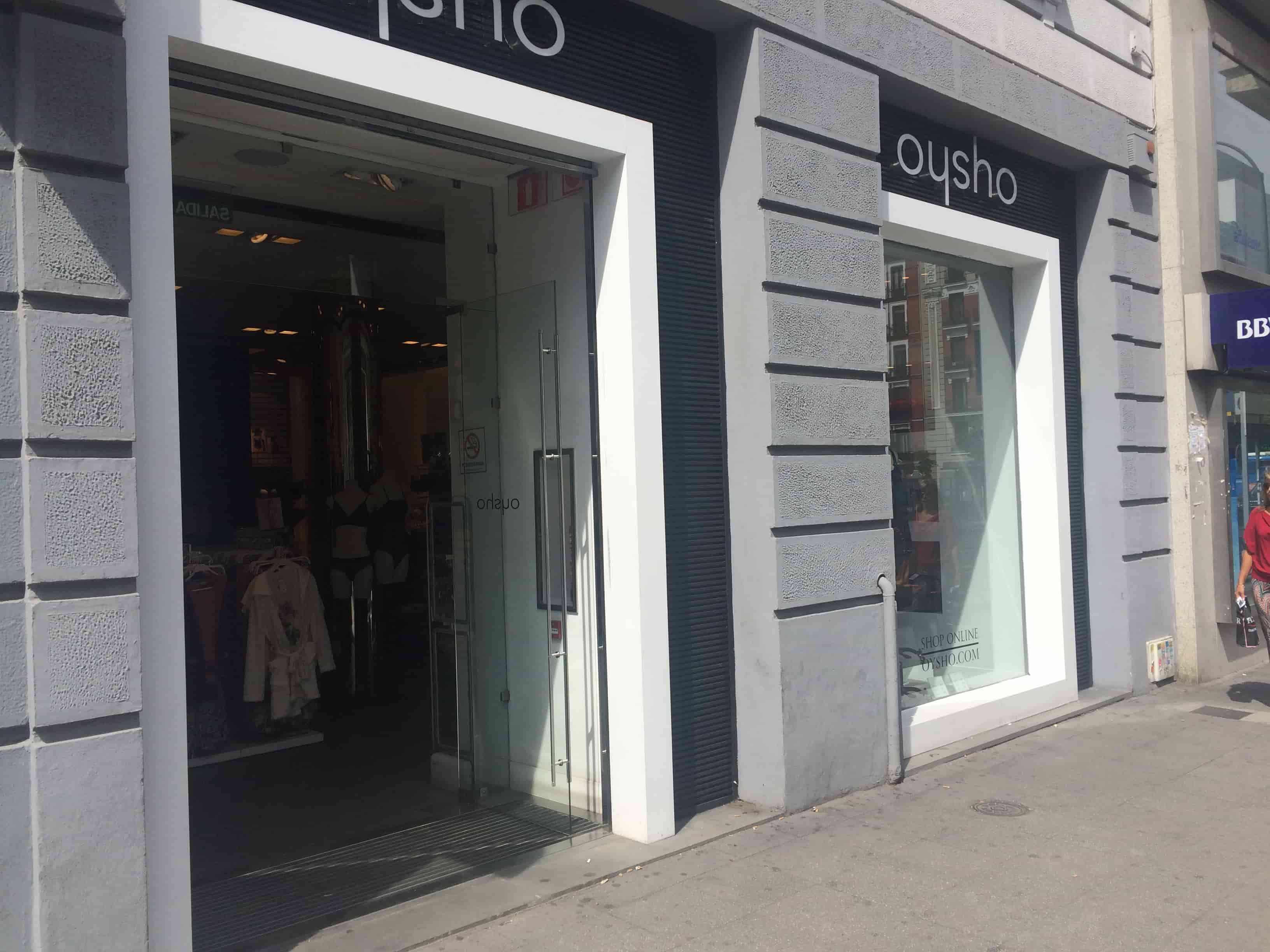 fachada oysho